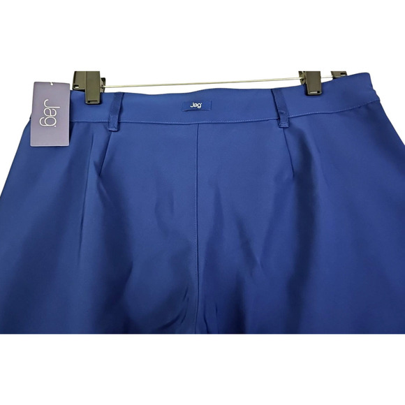 JAG ~Woman Size M~ Navy Blue Golf Chino Shorts w/Logo NWT. - Picture 11 of 11